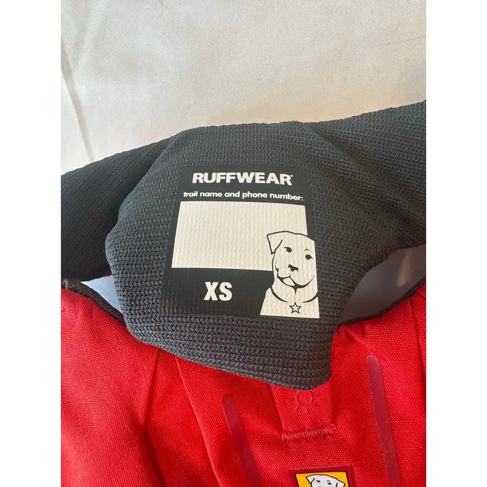 Ruffwear Switchback Dog Back Pack Harness Pockets, Padding, Reflective Red XS